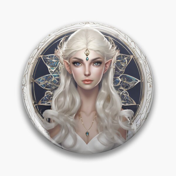 Item preview, Mistyc Elf, Elf girl, Girl, Anime, fantasy, astarion girl, magic, designed and sold by GOLDENGARDENART.