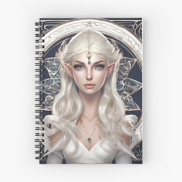 Item preview, Mistyc Elf, Elf girl, Girl, Anime, fantasy, astarion girl, magic, designed and sold by GOLDENGARDENART.
