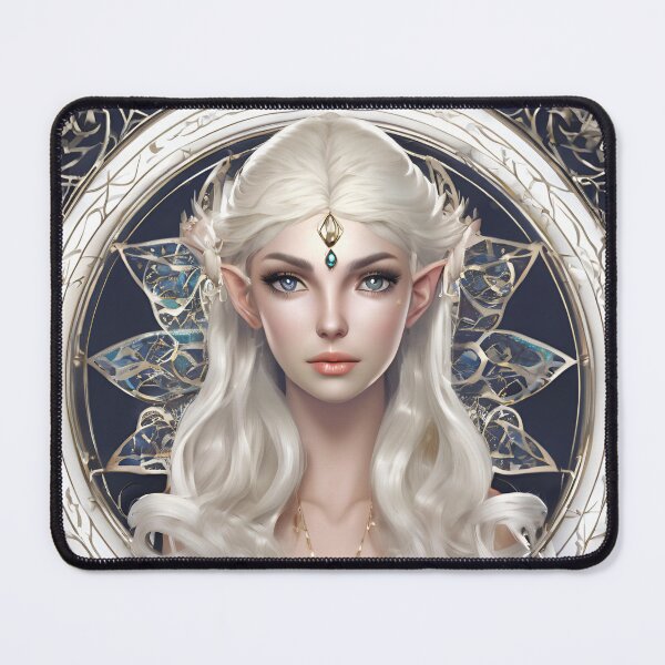 Item preview, Mistyc Elf, Elf girl, Girl, Anime, fantasy, astarion girl, magic, designed and sold by GOLDENGARDENART.