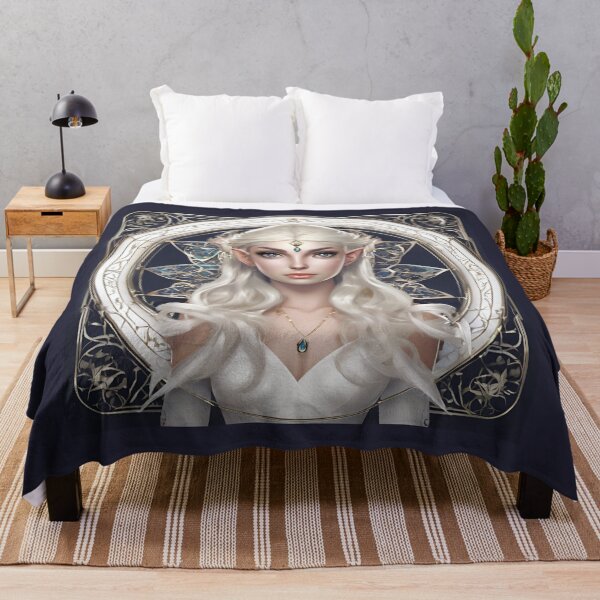 Item preview, Mistyc Elf, Elf girl, Girl, Anime, fantasy, astarion girl, magic, designed and sold by GOLDENGARDENART.
