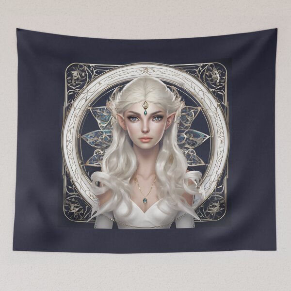 Item preview, Mistyc Elf, Elf girl, Girl, Anime, fantasy, astarion girl, magic, designed and sold by GOLDENGARDENART.