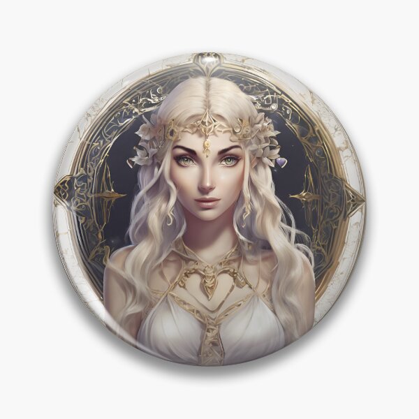 Item preview, Misterious Elf, Elf girl, Girl, Anime, fantasy, astarion girl, magic, designed and sold by GOLDENGARDENART.