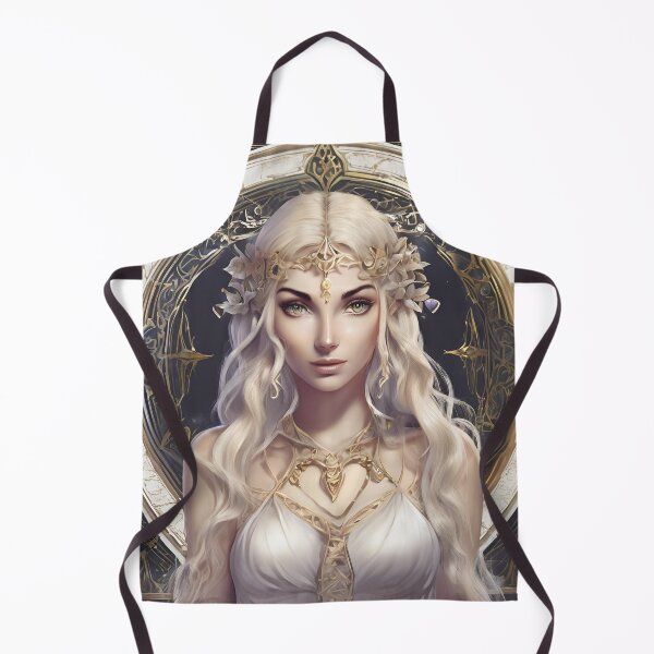 Item preview, Misterious Elf, Elf girl, Girl, Anime, fantasy, astarion girl, magic, designed and sold by GOLDENGARDENART.