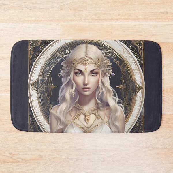 Item preview, Misterious Elf, Elf girl, Girl, Anime, fantasy, astarion girl, magic, designed and sold by GOLDENGARDENART.