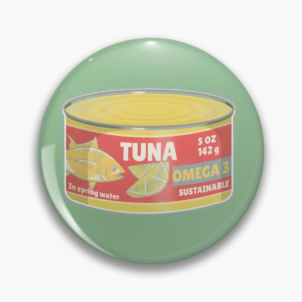 Item preview, Tin of Tuna omega 3 oil designed and sold by piedaydesigns.