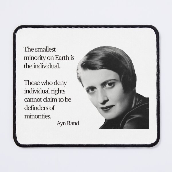 Item preview, Ayn Rand Quotes To Defend Minorities is to defend the individual designed and sold by Naomi Gutierrez Parrish.