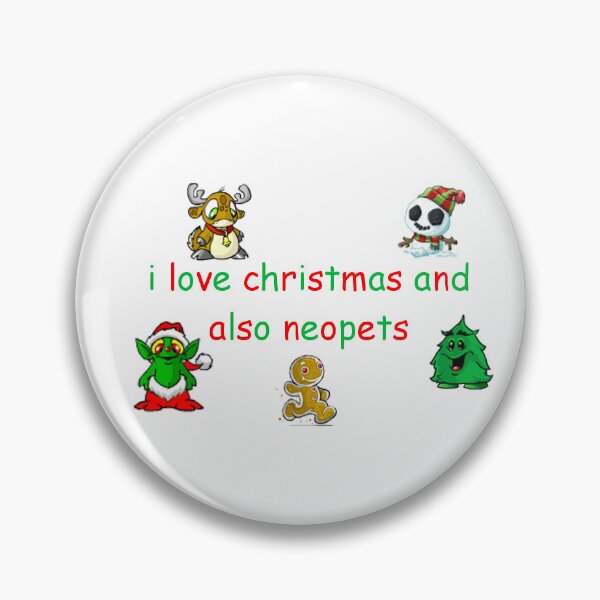 Item preview, I Love Christmas and also Neopets designed and sold by M0useketeer.