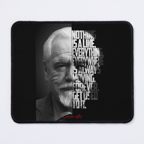 Item preview, Black and white Logan Roy Succession Quote designed and sold by Enea Kelo.