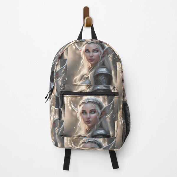 Item preview, White Diamant Elf, Elf girl, Girl, Anime, fantasy, astarion girl, magic, designed and sold by GOLDENGARDENART.