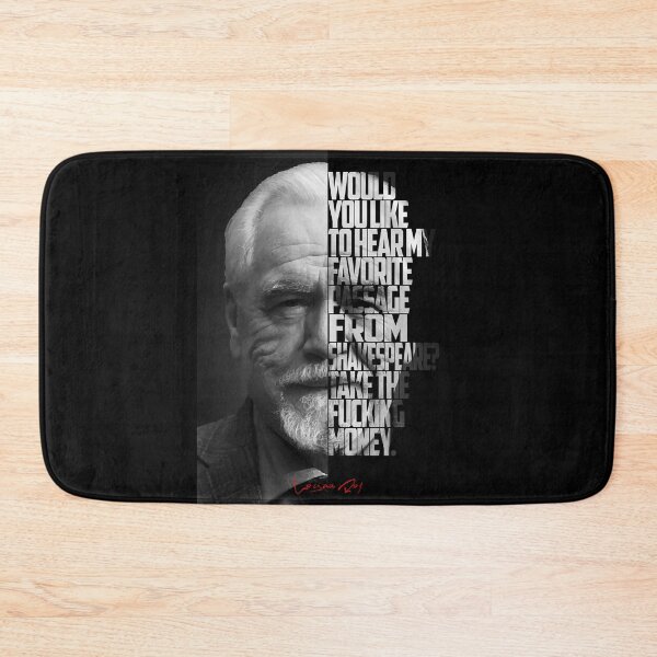 Item preview, Black and white Logan Roy Succession Quote designed and sold by Enea Kelo.