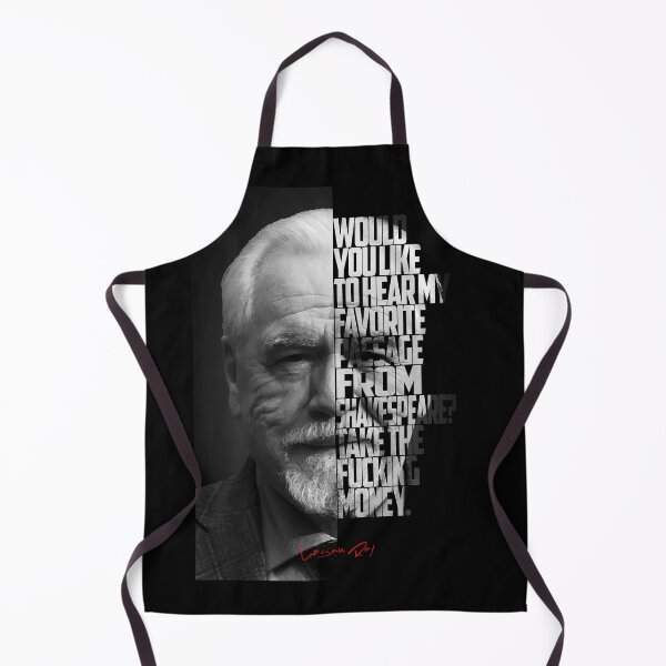 Item preview, Black and white Logan Roy Succession Quote designed and sold by Enea Kelo.