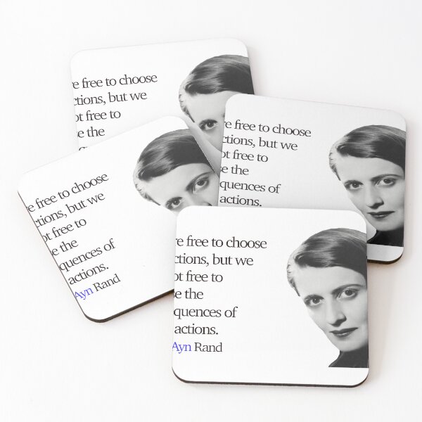 Item preview, Ayn Rand Quotes Actions and Consequences  designed and sold by Naomi Gutierrez Parrish.