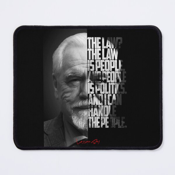 Item preview, Black and white Logan Roy Succession Quote designed and sold by Enea Kelo.