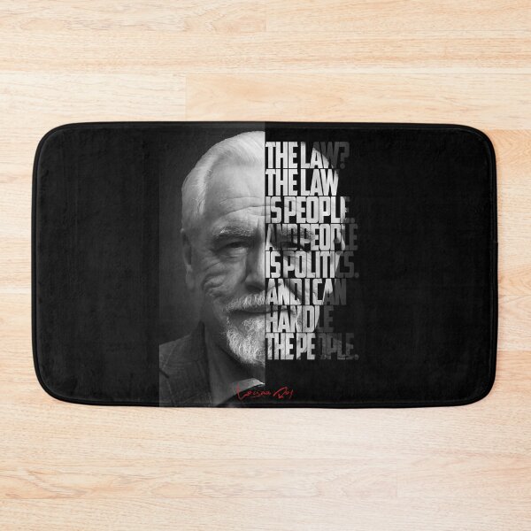 Item preview, Black and white Logan Roy Succession Quote designed and sold by Enea Kelo.
