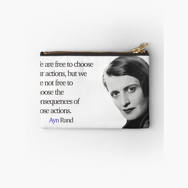 Item preview, Ayn Rand Quotes Actions and Consequences  designed and sold by Naomi Gutierrez Parrish.