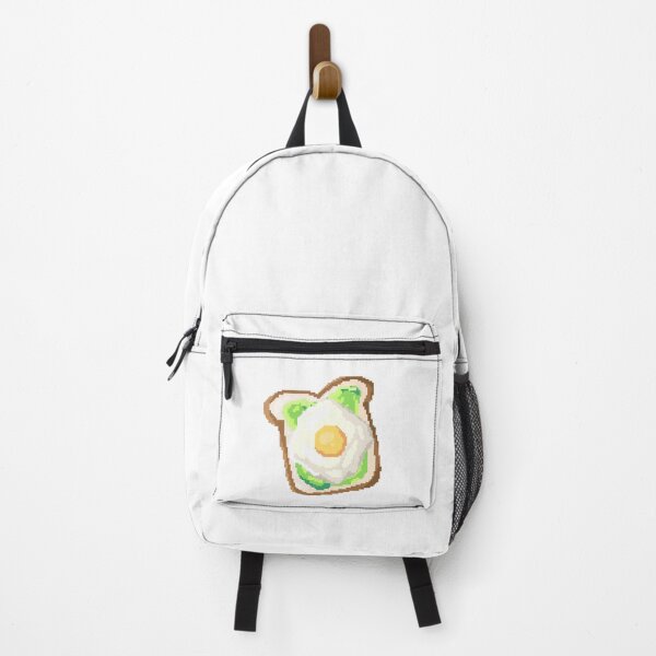 Item preview, Pixel art of avocado with fried egg designed and sold by ZerpaGiovanna.