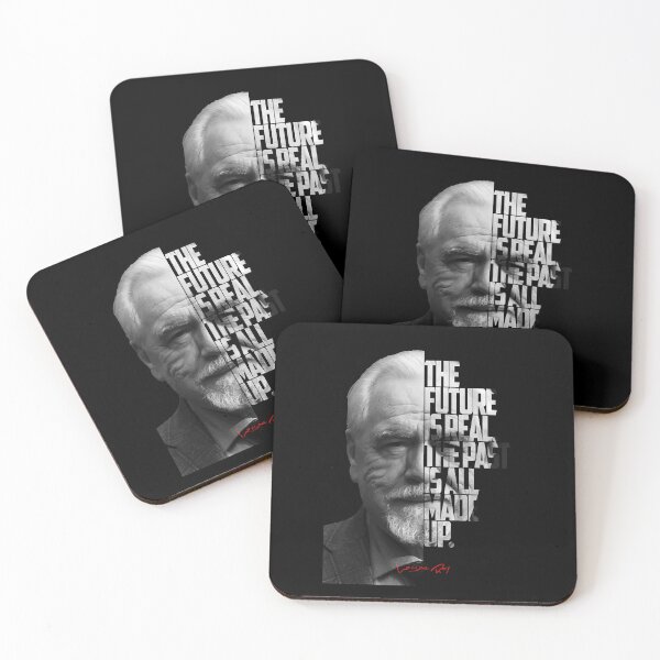 Item preview, Black and white Logan Roy Succession Quote designed and sold by Enea Kelo.