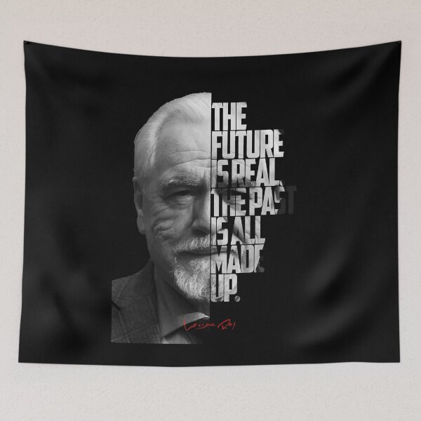 Item preview, Black and white Logan Roy Succession Quote designed and sold by Enea Kelo.
