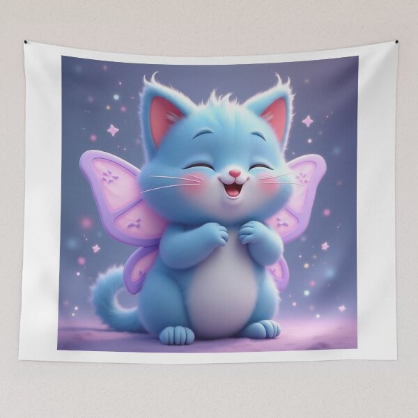 Item preview, Magical Cute Kitten designed and sold by sachinnaha.