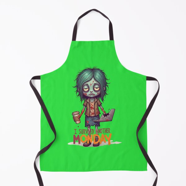 Item preview, Zombie Girl Survives Another Monday: Hilarious Illustration designed and sold by Shs-Kenya.