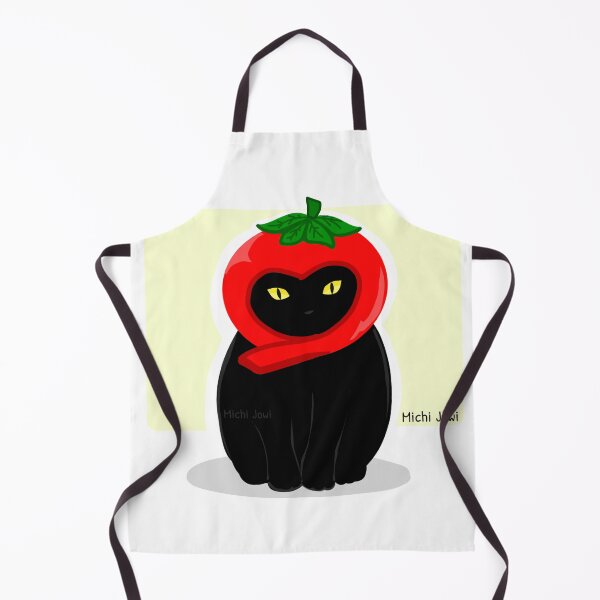 Item preview, Kuroneko With a Tomato Cap designed and sold by MichiJowi.