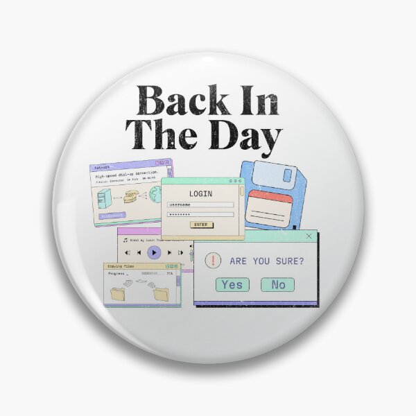 Item preview, Back in the Day retro computer icons designed and sold by SvetsShirts.