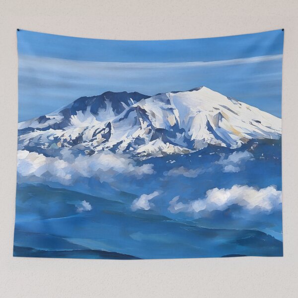 Item preview, Mount Saint Helens (Impressionist) designed and sold by flyscenicair.