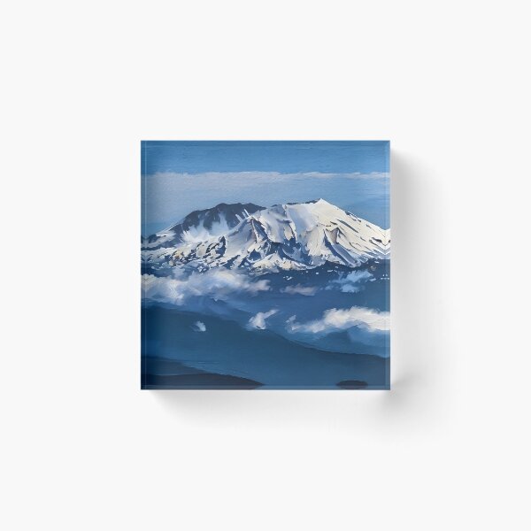 Item preview, Mount Saint Helens (Oil Painting) designed and sold by flyscenicair.