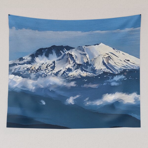 Item preview, Mount Saint Helens (Oil Painting) designed and sold by flyscenicair.