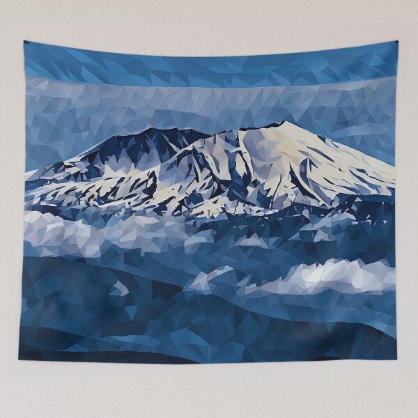 Item preview, Mount Saint Helens (Poly Art) designed and sold by flyscenicair.