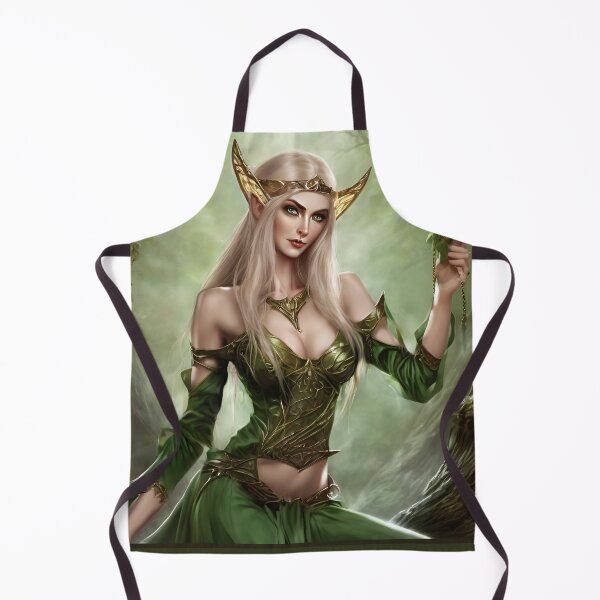 Item preview, Blond Elfy, Elf girl, Girl, Anime, fantasy, astarion girl, designed and sold by GOLDENGARDENART.