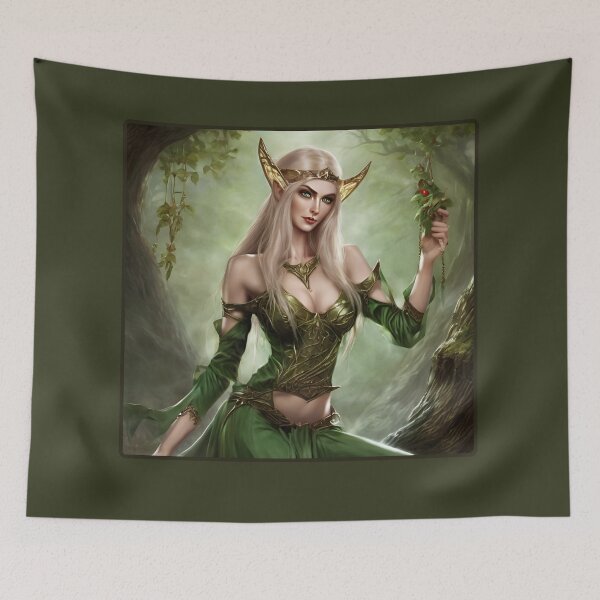 Item preview, Blond Elfy, Elf girl, Girl, Anime, fantasy, astarion girl,  designed and sold by GOLDENGARDENART.