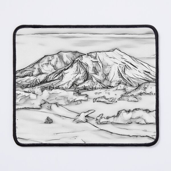 Item preview, Mount Saint Helens (Sketch) designed and sold by flyscenicair.