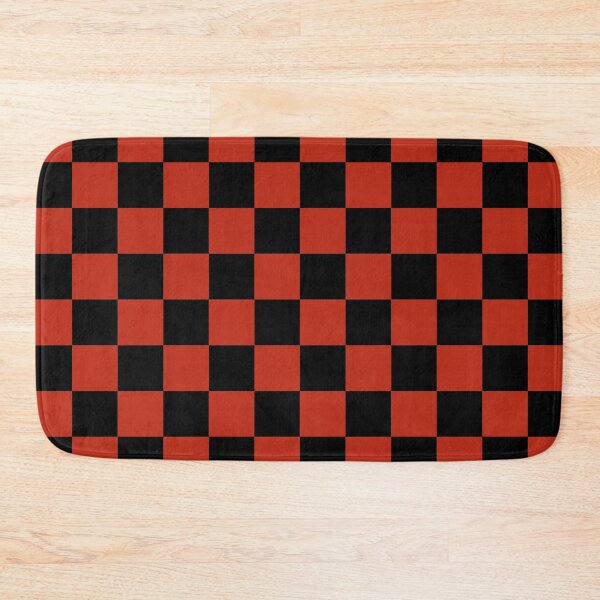 Item preview, Dark Orange and Black Checkered Design designed and sold by BubbleGalaxy.
