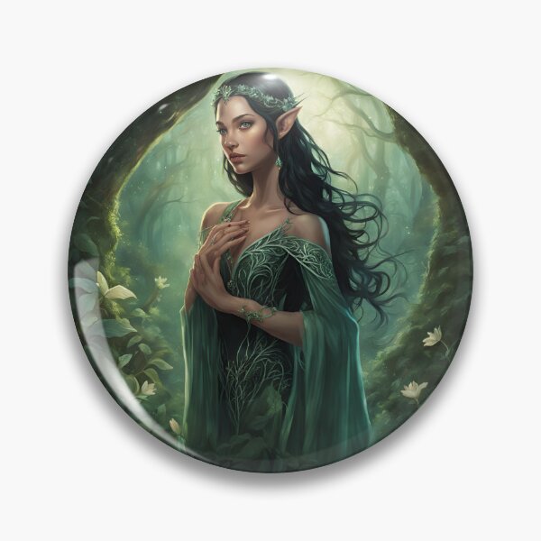 Item preview, Black Elf, Elf girl, Girl, Anime, fantasy, astarion girl, magic, designed and sold by GOLDENGARDENART.