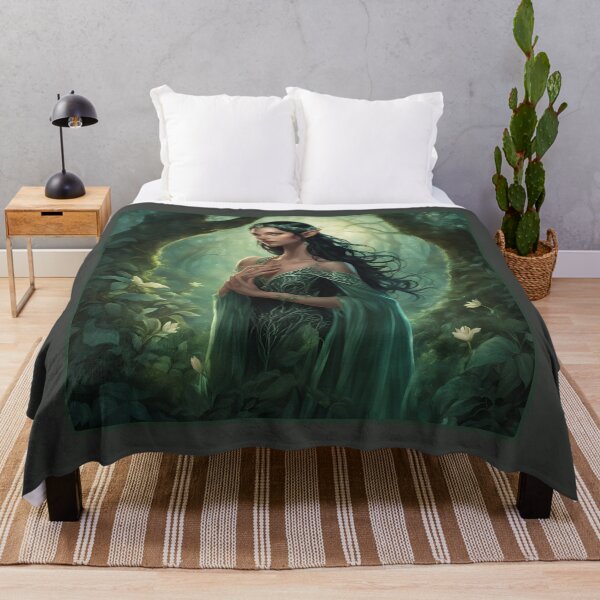 Item preview, Black Elf, Elf girl, Girl, Anime, fantasy, astarion girl, magic, designed and sold by GOLDENGARDENART.