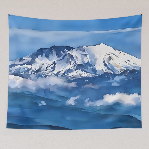 Item preview, Mount Saint Helens (Watercolor) designed and sold by flyscenicair.
