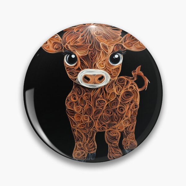 Item preview, Cute Kawaii Baby Calf designed and sold by PrintsByFrank.