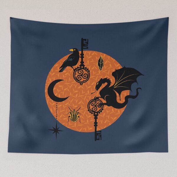 Item preview, celtic triskelion key and spooky animals designed and sold by kobyakov.