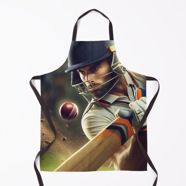 Item preview, Cricket batsman in protective gear with ball coming towards him. designed and sold by homydesign.