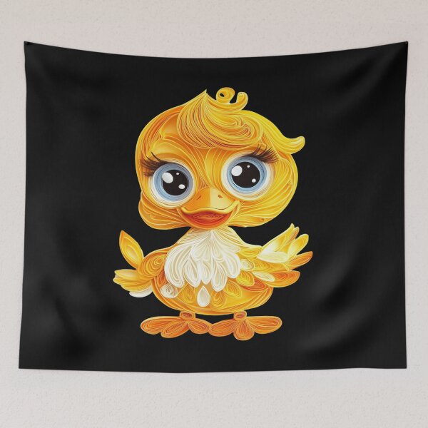Item preview, Cute Kawaii Baby Duckling designed and sold by PrintsByFrank.
