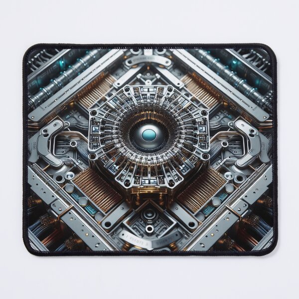 Item preview, A mechanical eye, a marvel of intricate design, emerges from a complex network of circuits designed and sold by homydesign.