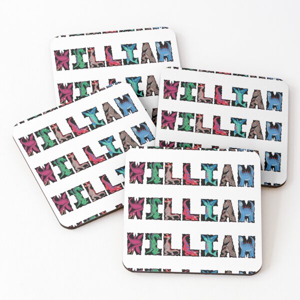 Item preview, William - Dinosaur Letters designed and sold by alphatoons.