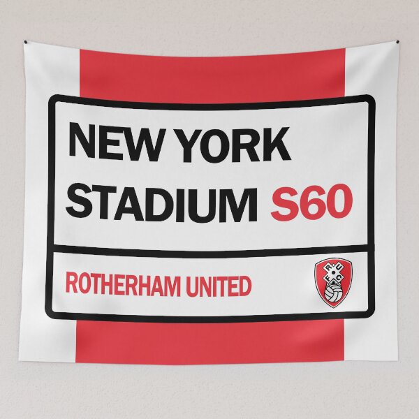 Item preview, New York Stadium - Rotherham United Street Sign designed and sold by curseofkazar.