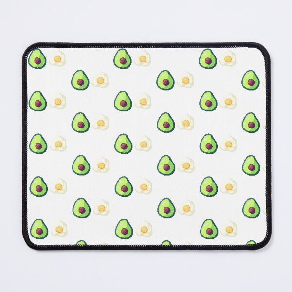 Item preview, Pixel art of avocado with fried egg designed and sold by ZerpaGiovanna.