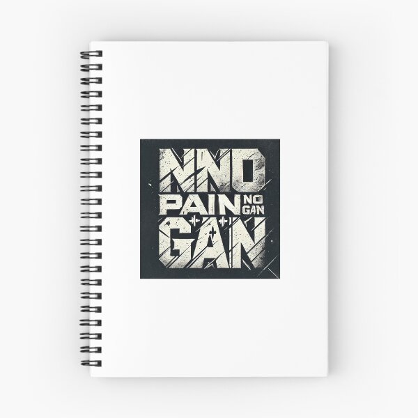Item preview, No Pain, No Gain Typography designed and sold by Breartart.