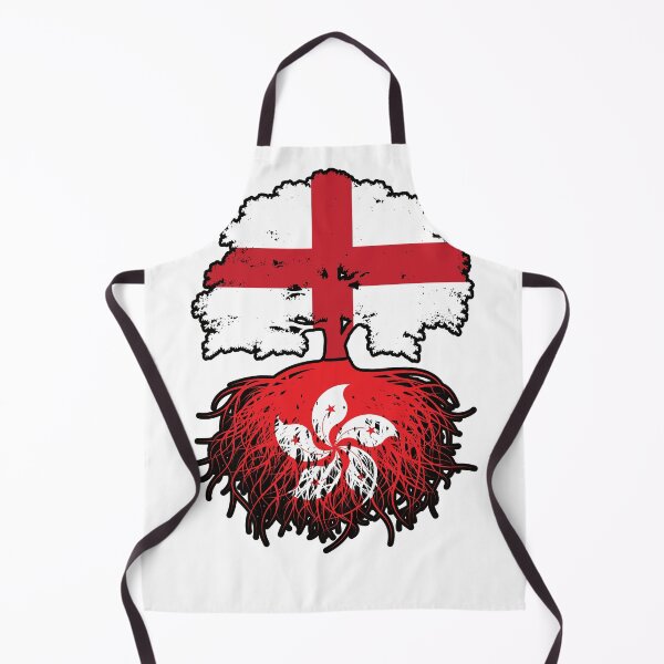 Item preview, Hong Kong Hong Konger English England Tree Roots Flag designed and sold by FlagX.