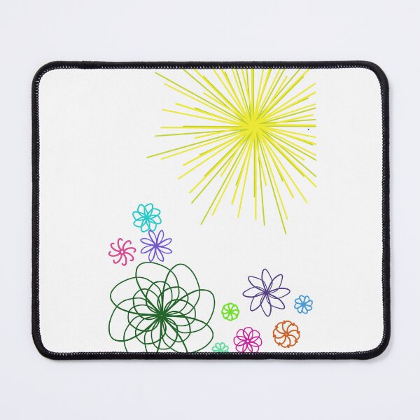 Item preview, Sunny abstract flowers designed and sold by TimesTwoAngela.