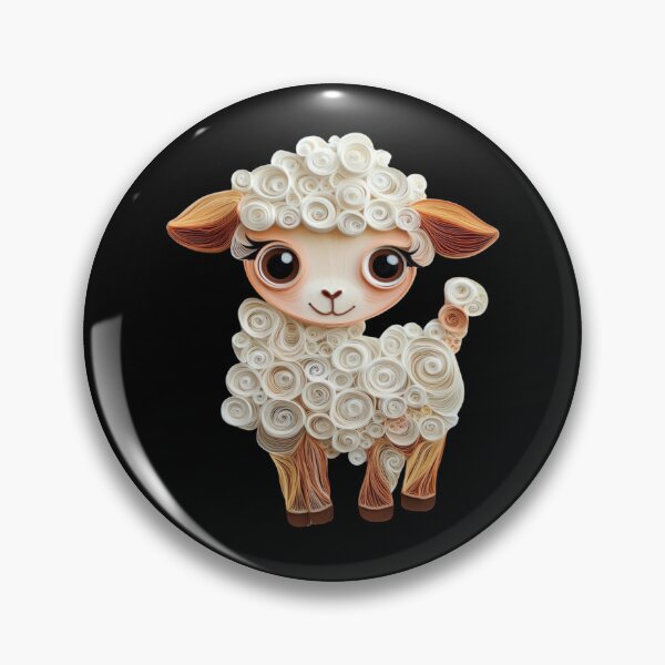 Item preview, Cute Kawaii Baby Lamb designed and sold by PrintsByFrank.