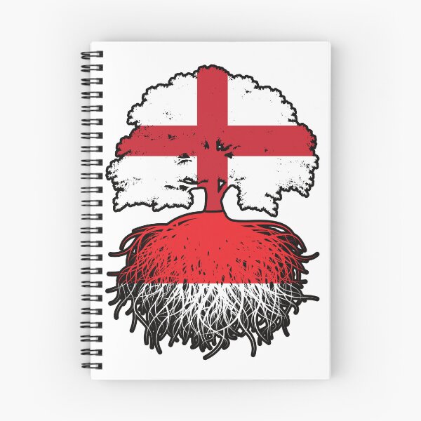 Item preview, Indonesia Indonesian English England Tree Roots Flag designed and sold by FlagX.